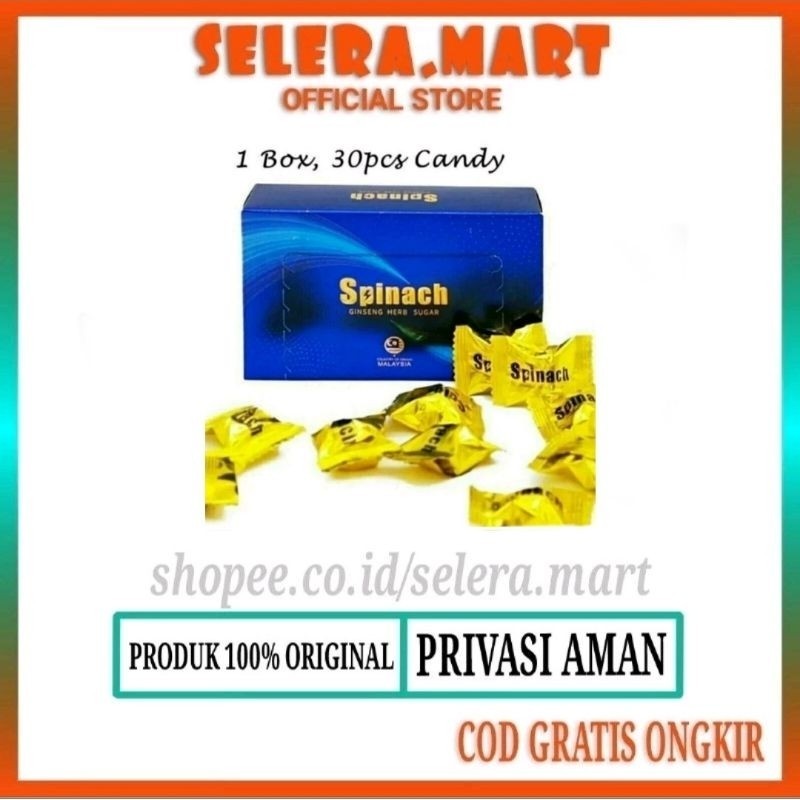 

BARANG BARU Spinach Candy Permen Spinach Original Isi 30pcs ,