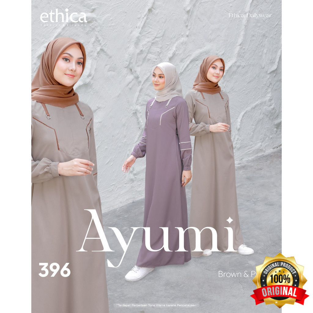 ESP - Ethica Dress Daily Ayumi 396 Baju Muslim Wanita Original