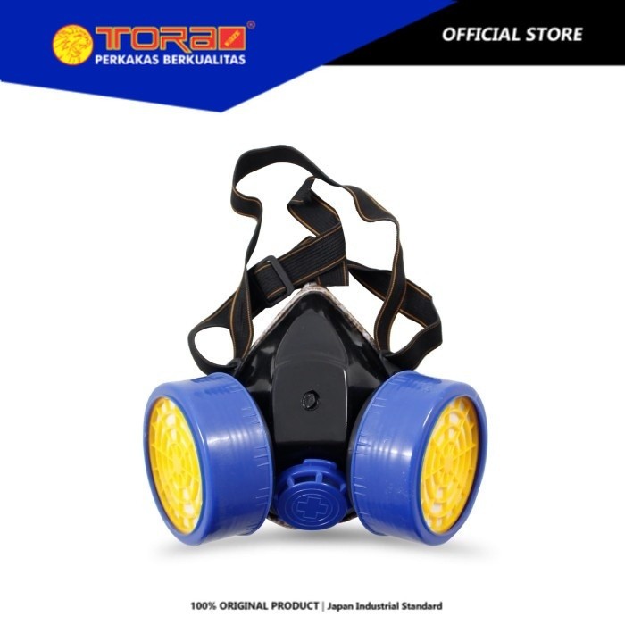 TORA Masker Double Respirator - Chemical Double Respirator - Anti Polusi Chemical Respirator Kimia