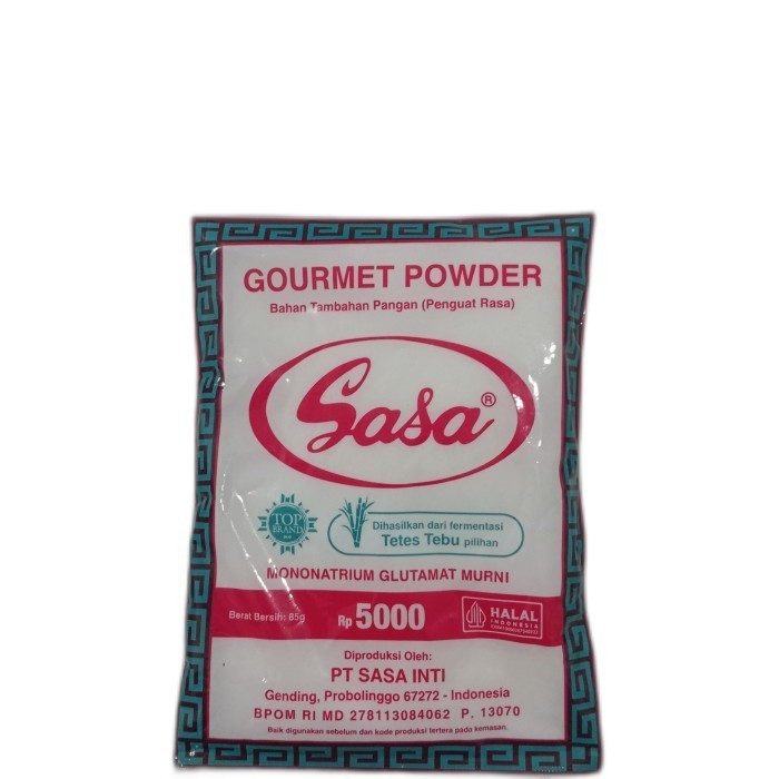 

Sasa bahan tambahan pangan 85g per pcs
