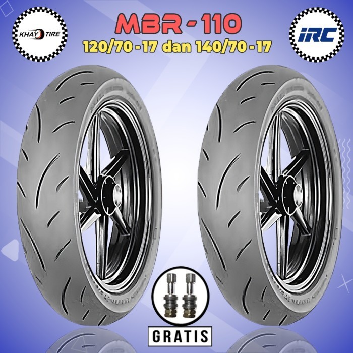 Paket Ban Motor Sport Mx King Soft Compound  IRC MBR 120/70 & 140/70 Ring 17 Tubeless
