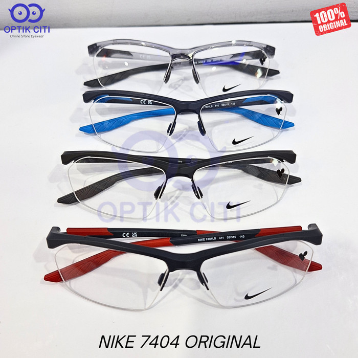 frame kacamata pria nike sporty titanium 7404 LB Original