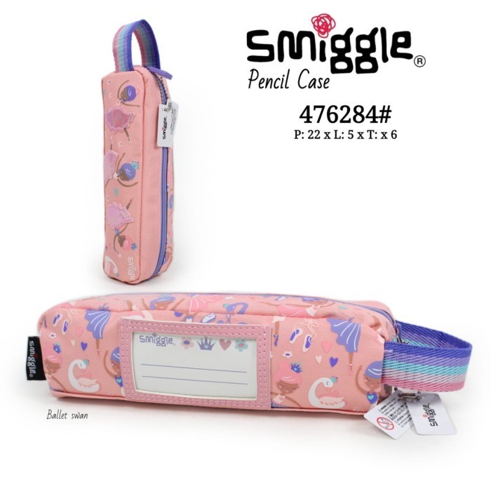 

NEW ! BEST SELLER Smiggle Pencil Case for Girls Kotak Pensil - ballet peach so