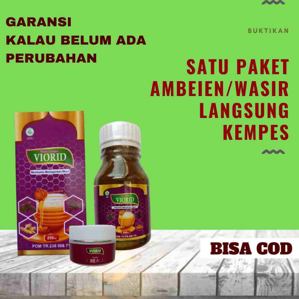 

Viorid Obat Ambeyen Paling Ampuh Herbal Bejolan Ambeien Original Stadium 2 3 4 Ambien Luar Cepat