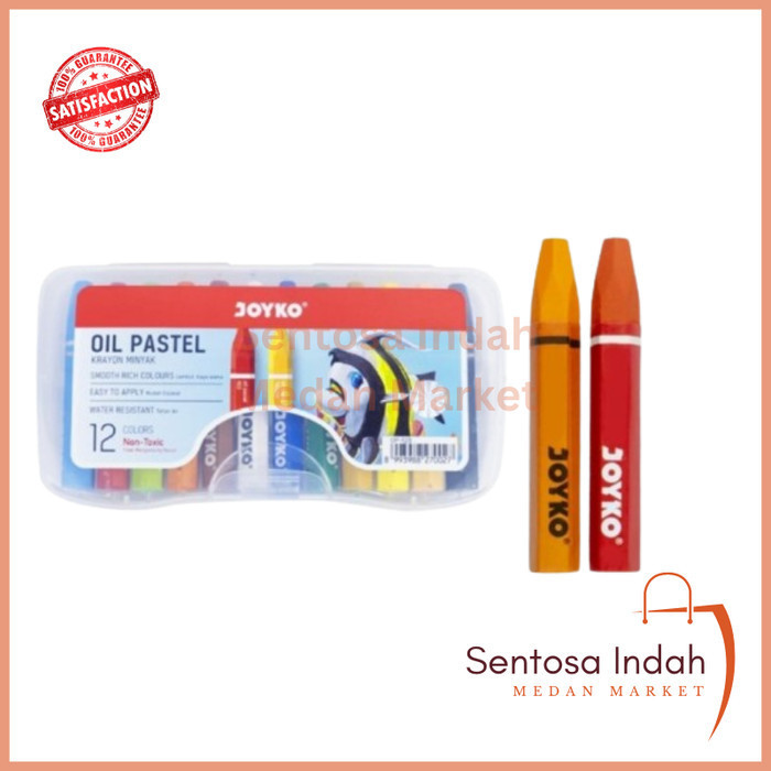 

Joyko Crayon Oil Pastel OP-12S / Krayon Minyak Joyko 12 Warna