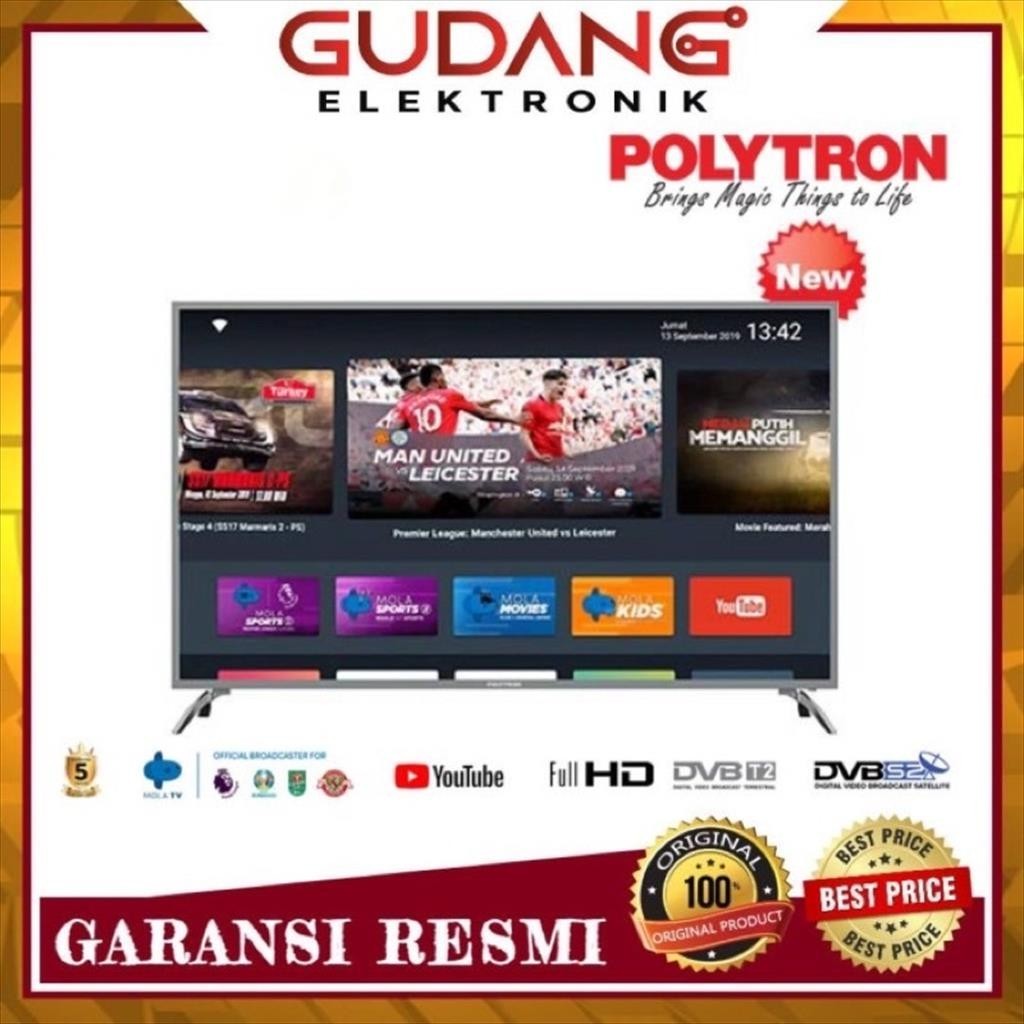 LED TV 50 INCH POLYTRON PLD 50AS8858 DIGITAL SMART TV POLY PLD50AS8858