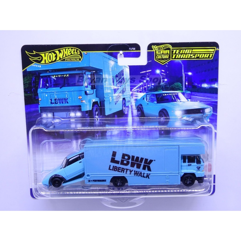 Hot Wheels Team Transport Nissan Skyline 2000GT-R LBWK Fleet Flyer