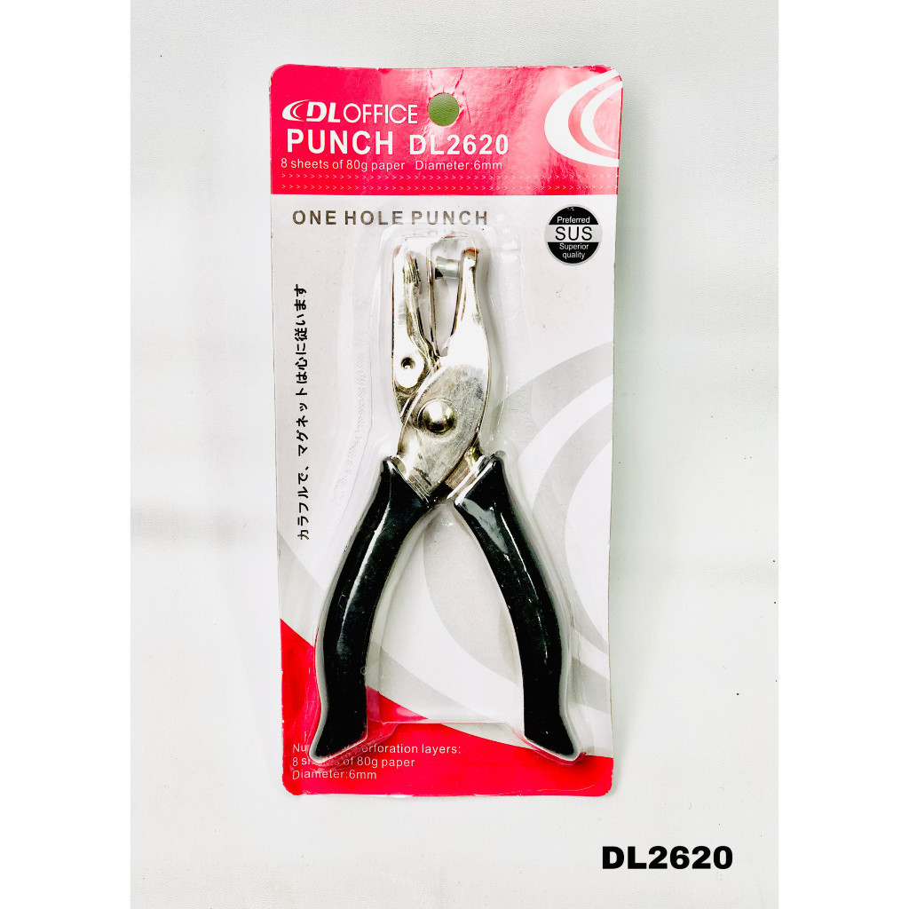 

Punch Dingli Impor 1 Lubang DL2620 Pembolong Kertas 1 Holes Besi Diameter 6mm Alat Sekolah Kantor - SHABQ