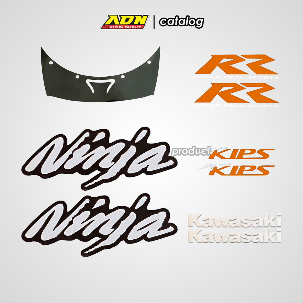 Striping Kawasaki Ninja RR Old Merah Candy / Cabe / Maroon / Marun 2007 2008