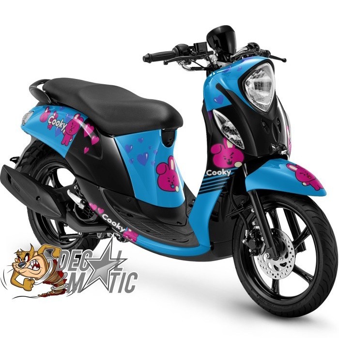 Stiker Fino Full body + Decal Dashboard Fino FI 125 Premium Grande / Karbu 115 - Cooky