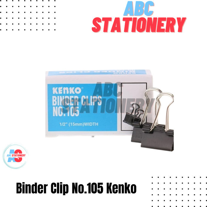 

Binder Clip No.105 Kenko (isi 12 buah)