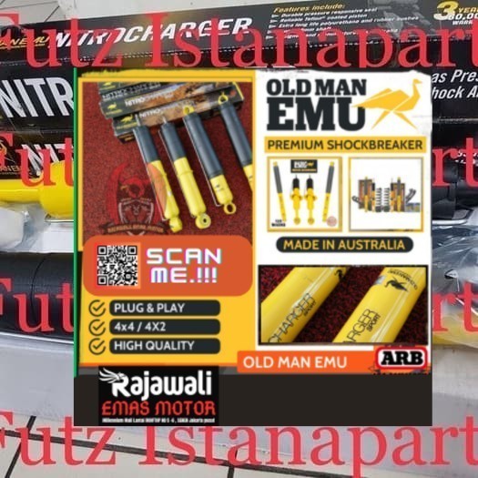PAKET SHOCK DEPAN BELAKANG MERK OME OLD MAN EMU HILUX DOUBLE CABIN