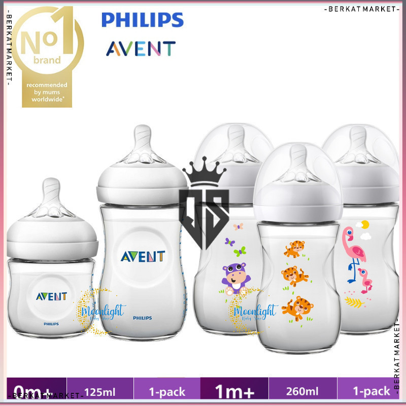 Philips Avent Natural Baby Feeding Bottle Teat Classic Botol Susu Anak Bayi Newborn Baru Lahir Ppsu 