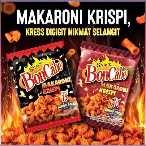 

Makaroni Krispy Bon Cabe 135 gram Boncabe snack Bon cabe semua level