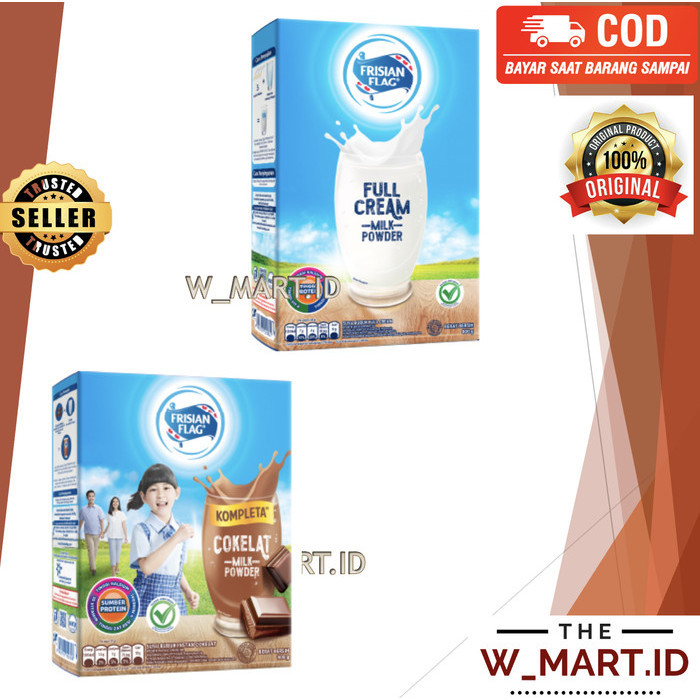 

TERJUAL FRISIAN FLAG BENDERA SUSU BUBUK FULL CREAM KOMPLETA COKLAT 800 GR - FULL CREAM