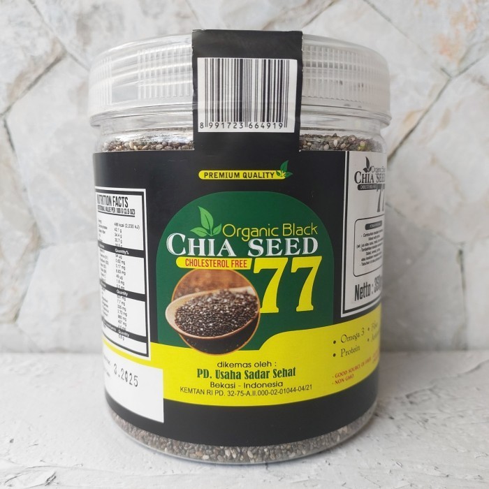 

Chia Seed Organic Black 77 isi 350 Gram