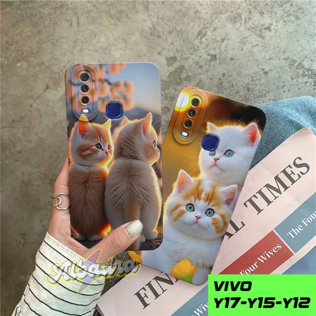 Case VIVO Y12 Y15 Y17 - SOFT CASE CAT 1 - Softcase VIVO Y12 Y15 Y17 - Case KUCING - Softcase - Kesin