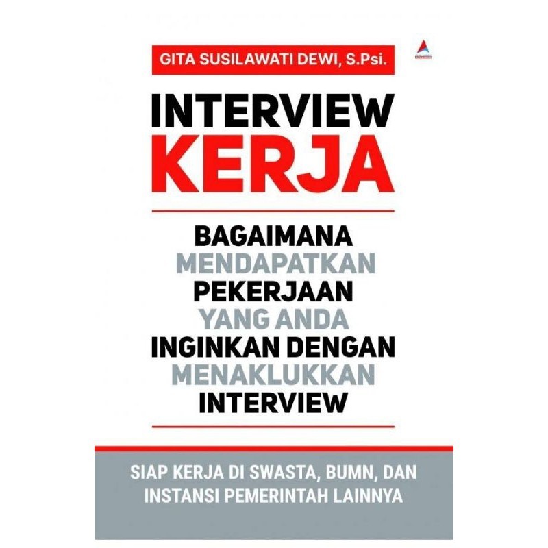 Buku Interview Kerja - Gita Susilawati Dewi