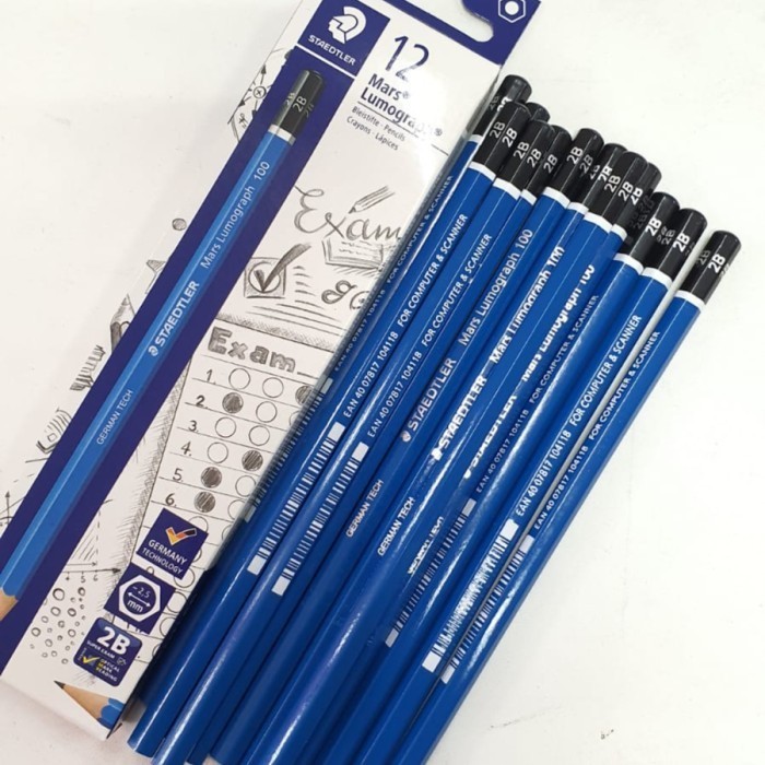 

Pensil 2B Staedler MARS LUMOGRAPH 2B 12pcs