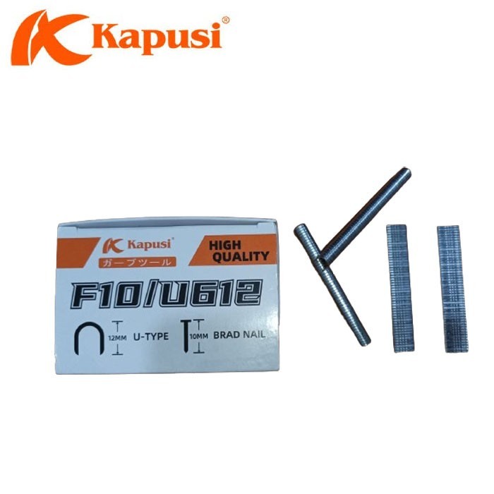 

Kapusi K-6894 Isi Staples 12mm Brad Nail 10mm F10 U612 isi 2000 Pcs