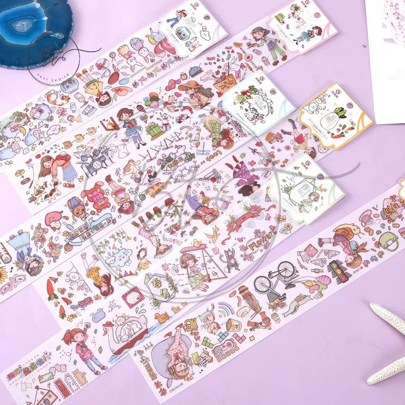 

Journamm.id Washitape Masking Tape Selotip Kertas Motif Momo Karakter Kartun Lucu Model Korea Jepang Aesthetic Untuk Hias buku Journal Diary Harian Memo Scraping Book HP Tempat Pensil ATK @banyak