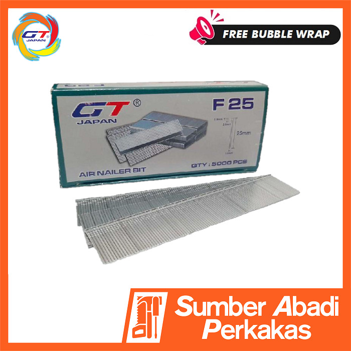 

NRT-PRO F25 MO Isi Mesin Staples Mata Paku Tembak Lurus Air Nailer Nail Gun Stapler Angin F 25 MO F25MO