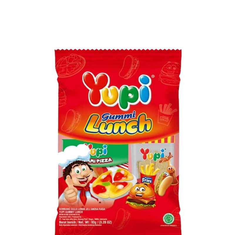 

YUPI Gummi Lunch 93 gr Permen Jelly