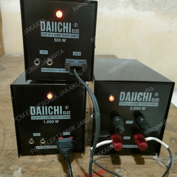PART step up step down daiichi 1500w 1500 watt 220v ke 110v 220 volt 110