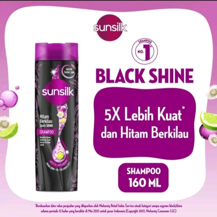 Shampo Sunsilk Black Shine 160ml
