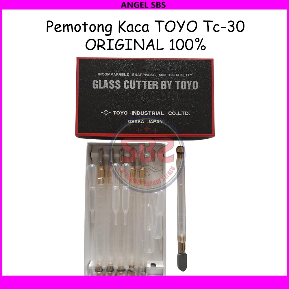 TOYO Pemotong Kaca Toyo TC 30 Asli Alat Pemotong Kaca Original Toyo TC30 Glass Cutter Pisau Kaca