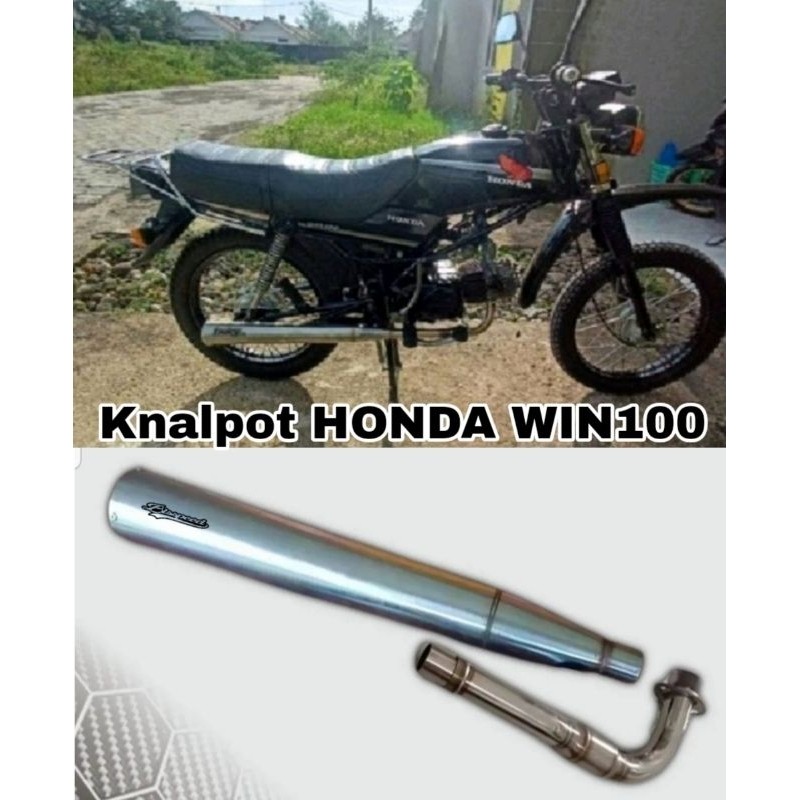 KNALPOT HONDA WIN100 STANDAR RACING PNP WIN100 BLSSPEEDS