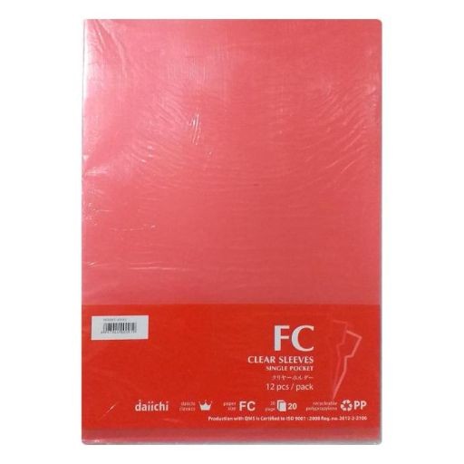 

CLEAR SLEEVES DAICHI 9002 FOLIO MERAH