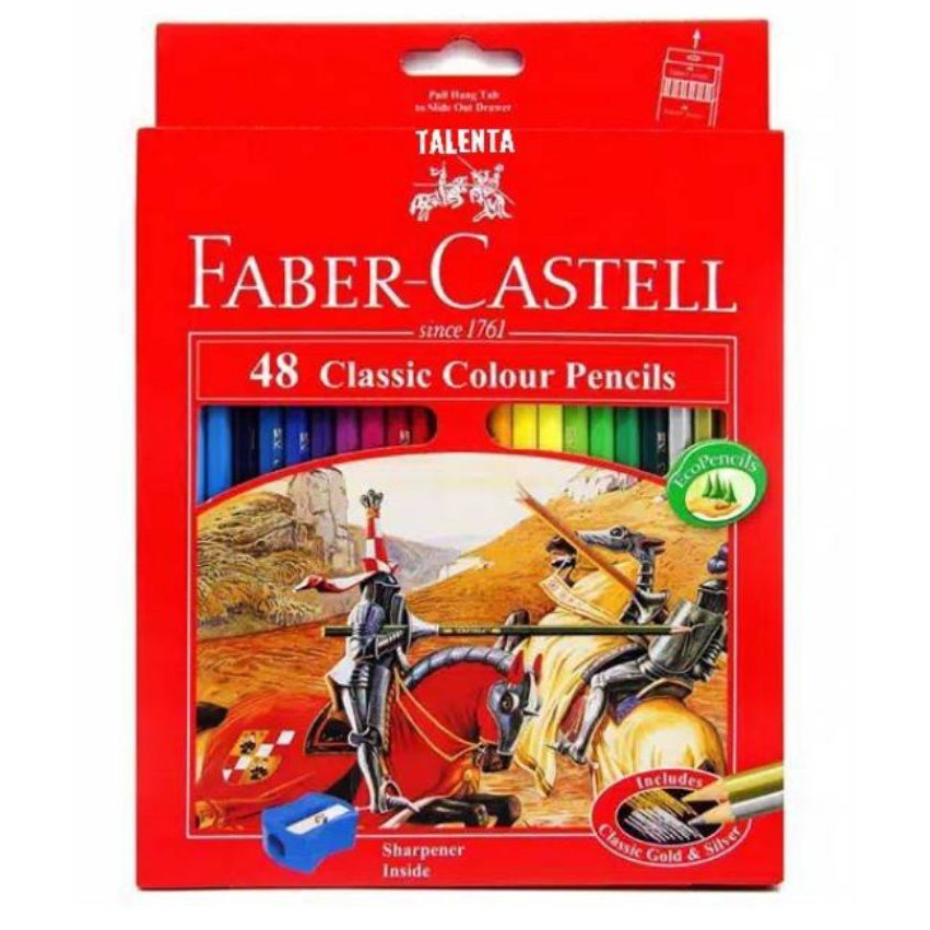 

[KIRIMHARIINI] FABER CASTELL PENSIL WARNA CLASSIC 48L