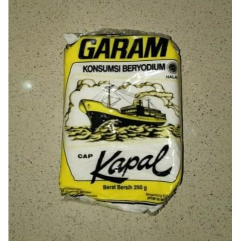 

Garam Cap Kapal 250 Gram / Garam Bumbu Masak