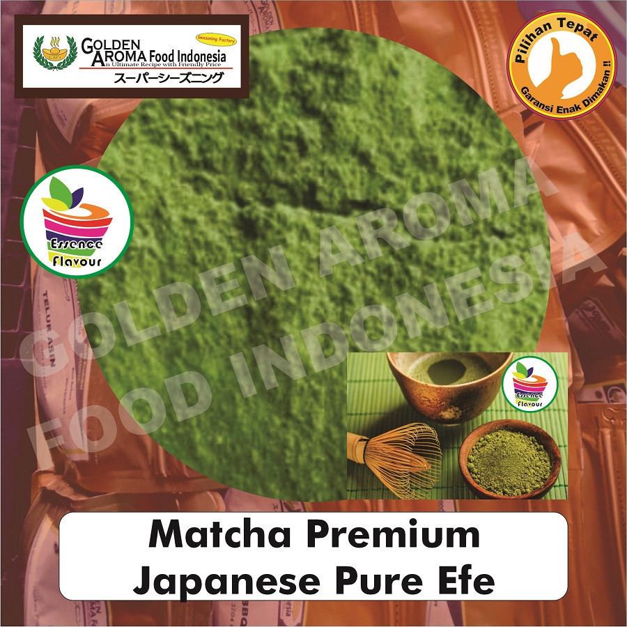 

Bubuk Matcha Premium Japanese Pure Efe Essen Flavor Ekstrak 1Kg Murni Tanpa Gula Flavour Essence