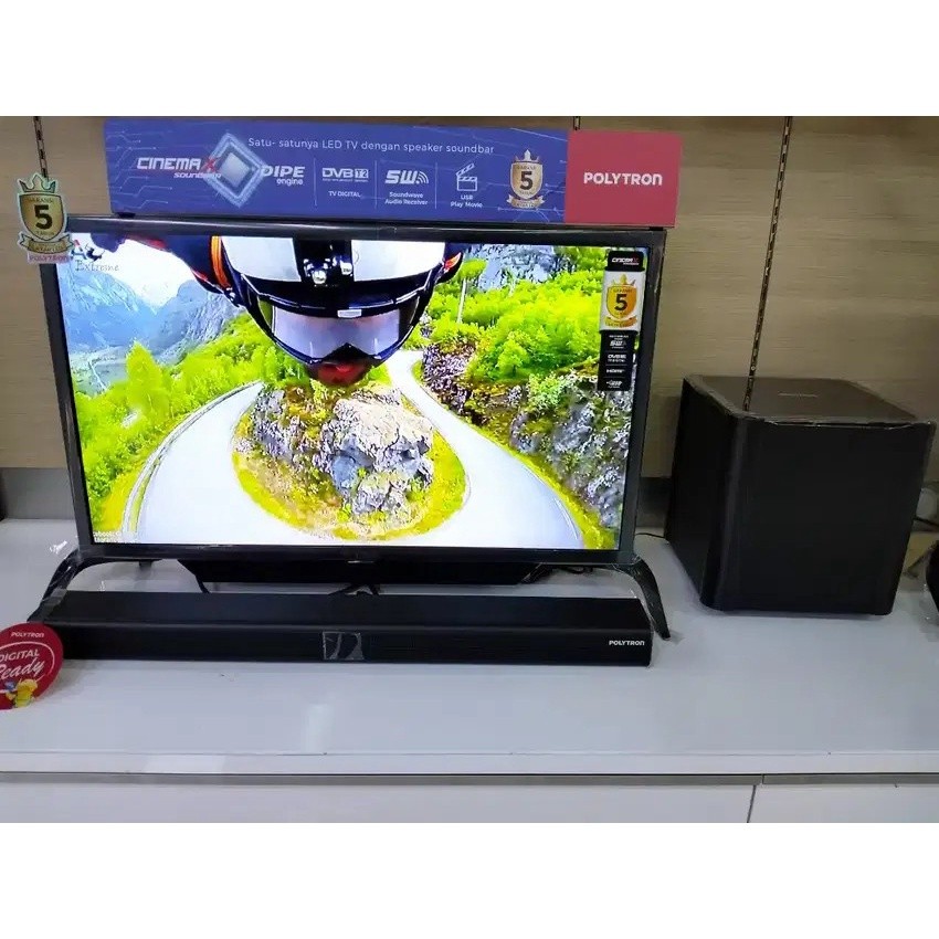 POLYTRON LED TV 32 INCH WITH SOUND BAR PLD32BV1558