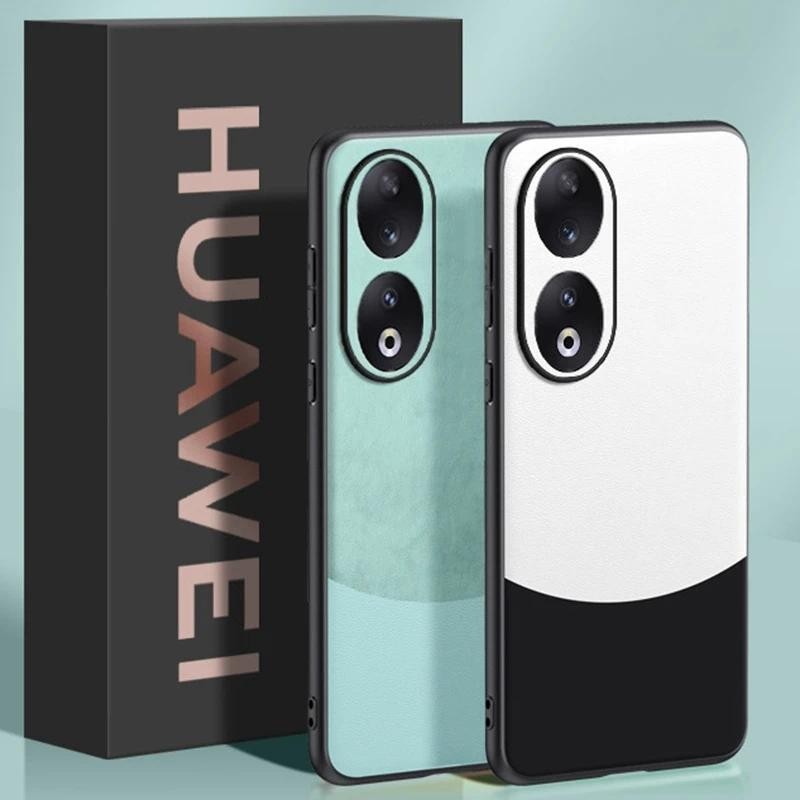 Luxury PU Leather Case For Honor 90 Honor90 Pro 400 Lite Back Cover Silicone Protection Phone casing