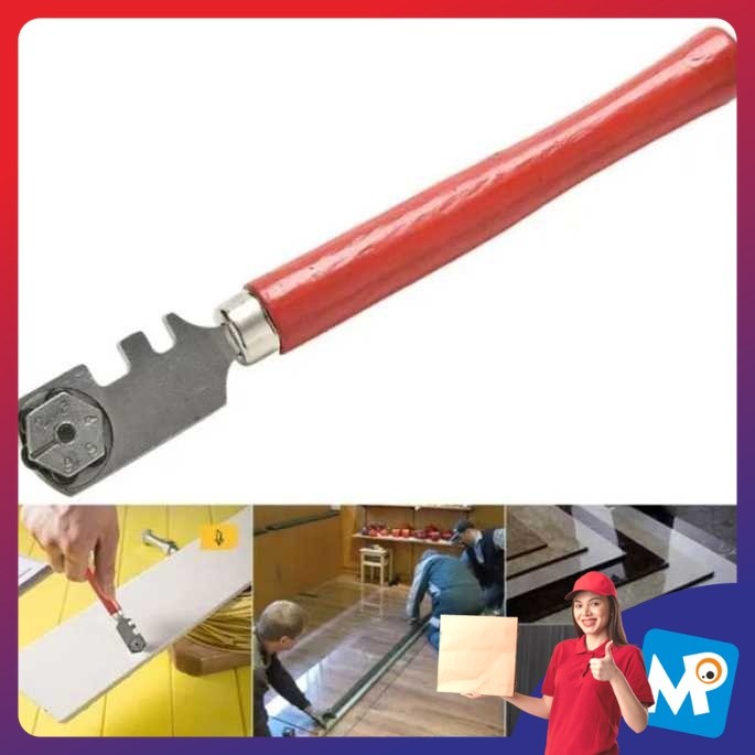 

JOBO Pisau Pemotong Kaca Glass Cutter Diamond Cutting Tool - JB100