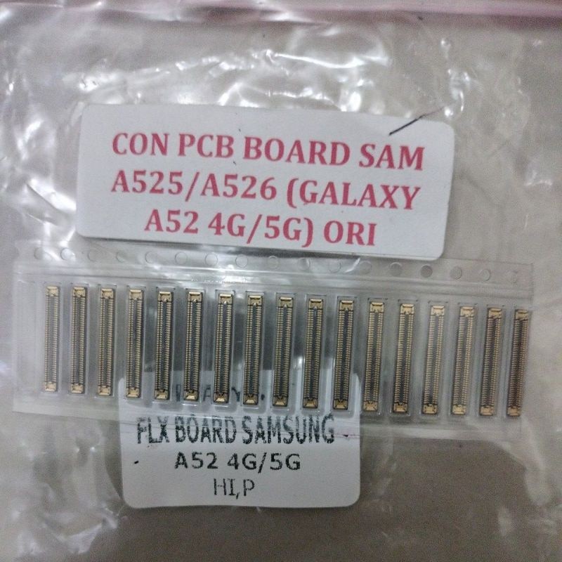 conektor con pcb board con pcb mesin samsung a12/a02/m12/a022/a52/a525/a52s/a526/a72 ori