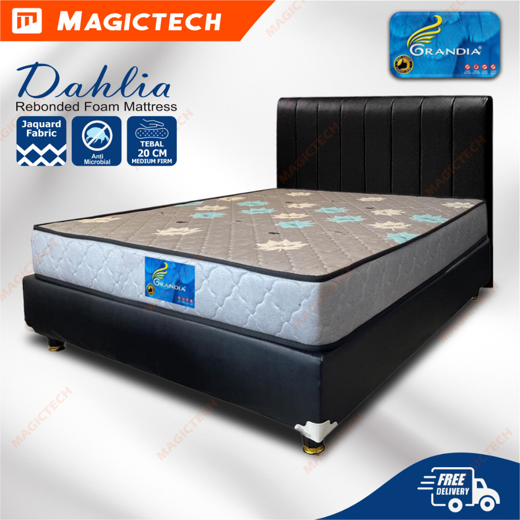 KASUR / MATRAS BUSA REBONDED GRANDIA DAHLIA 150 X 190 X 20 QUEEN