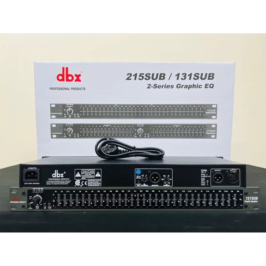 EQUALIZER DBX 131SUB / DBX 131SUB WOOFER / DBX131sub /DBX 131sub (1 x 31 band )