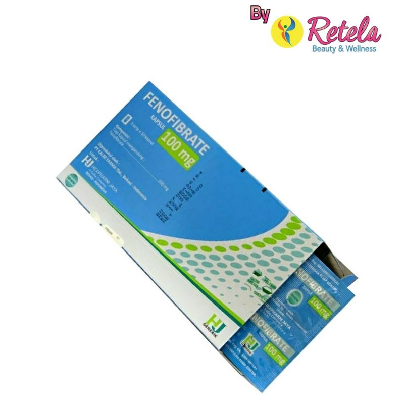 FENOFIBRATE 100 MG 1 STRIP 10 CAPSUL
