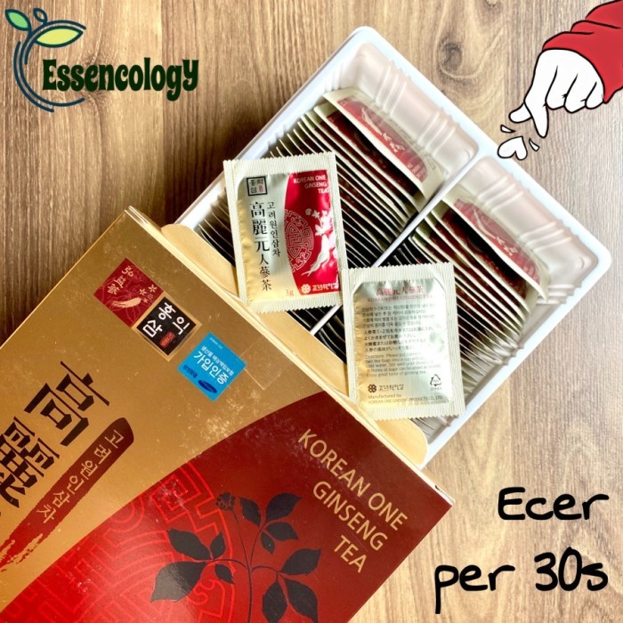 

Korean One Red Ginseng Tea - Teh Ginseng Korea - Ecer per 30s - One Ginseng Tea