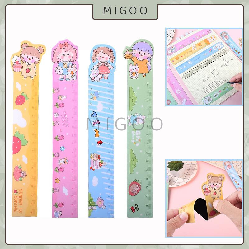 

Penggaris Lentur Magnet Lucu / Stationery Ruler / Pengaris Lentur Flexible Magnet