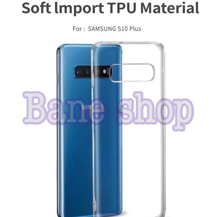 SILIKON SOFTCASE TRANSPARAN SAM S10+ S10 PLUS PREMIUM CLEAR SOFT CASE