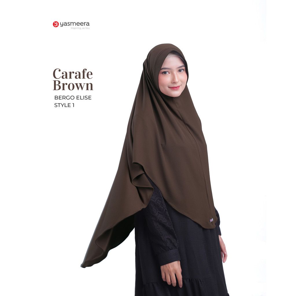 YASMEERA BERGO ELISE PAD HIJAB INSTAN Produk By Yasmeera