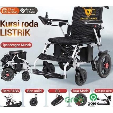 Promo Kursi Roda Elektrik Lipat Ekonomis / Kursi Roda Medis / Kursi Roda Listrik Cerdas / Kursi Roda