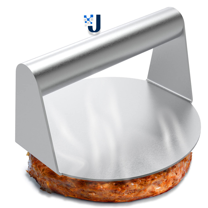 

Burger Press Stainless Steel Smash Hamburger Presses Meat Mold for Deli Meats Kitchen Accessories Patties Meat Masher Circular