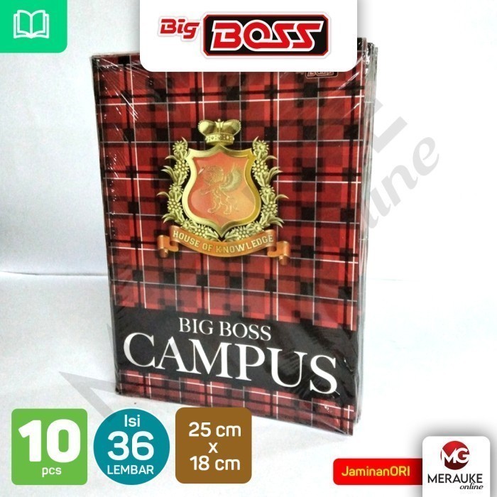 

Rad Buku Tulis BigBoss Campus 36 Lembar Cover Acak