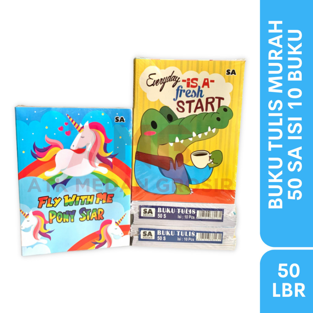 

BUKU TULIS 50 LEMBAR 10 BUKU